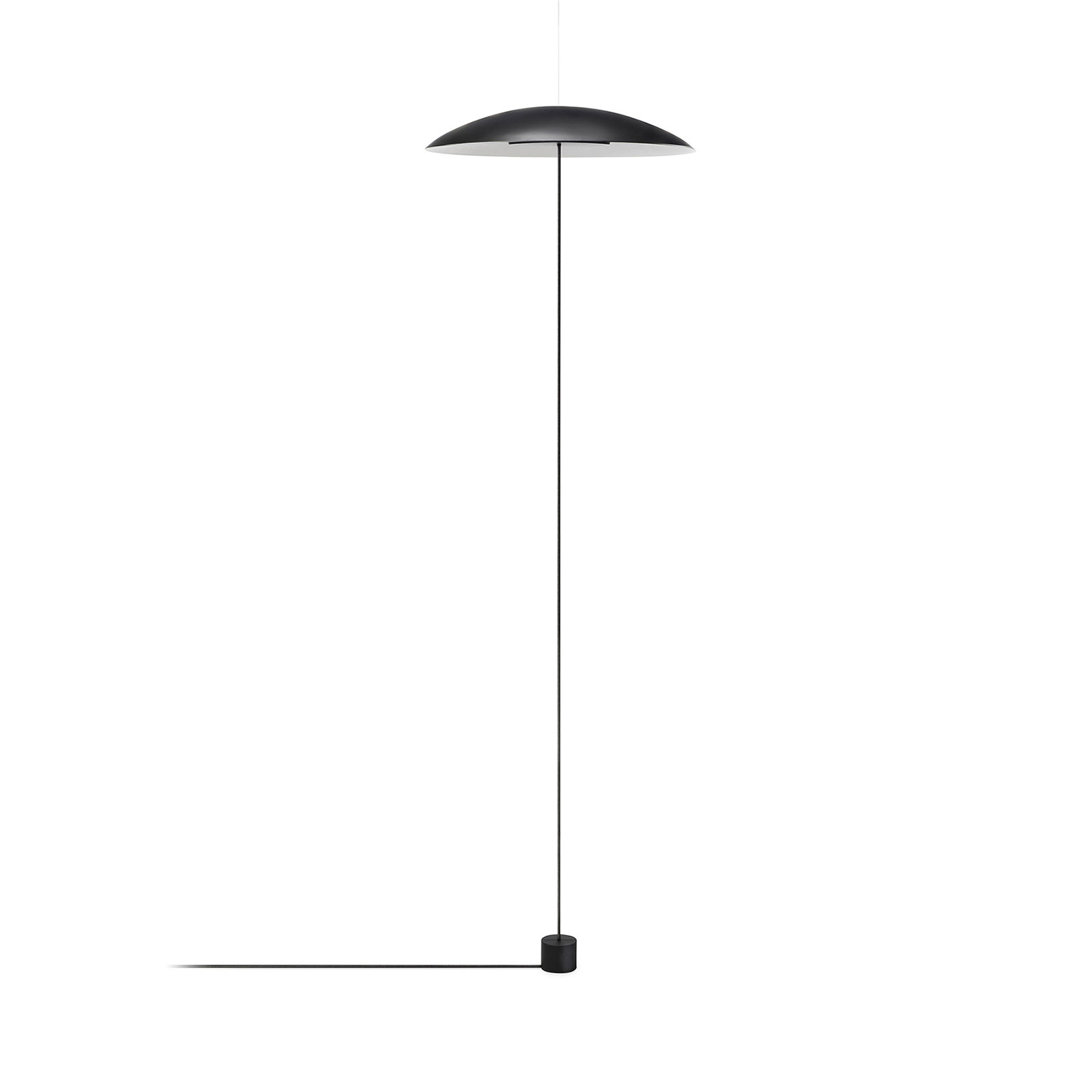 LEDS-C4 Noway Single -LED-lattiavalo, musta