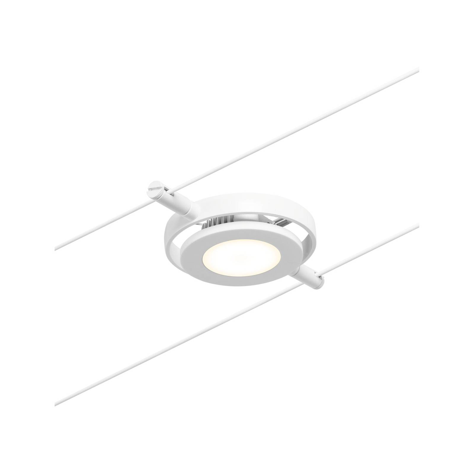 Paulmann Wire RoundMac-spotti valkoinen