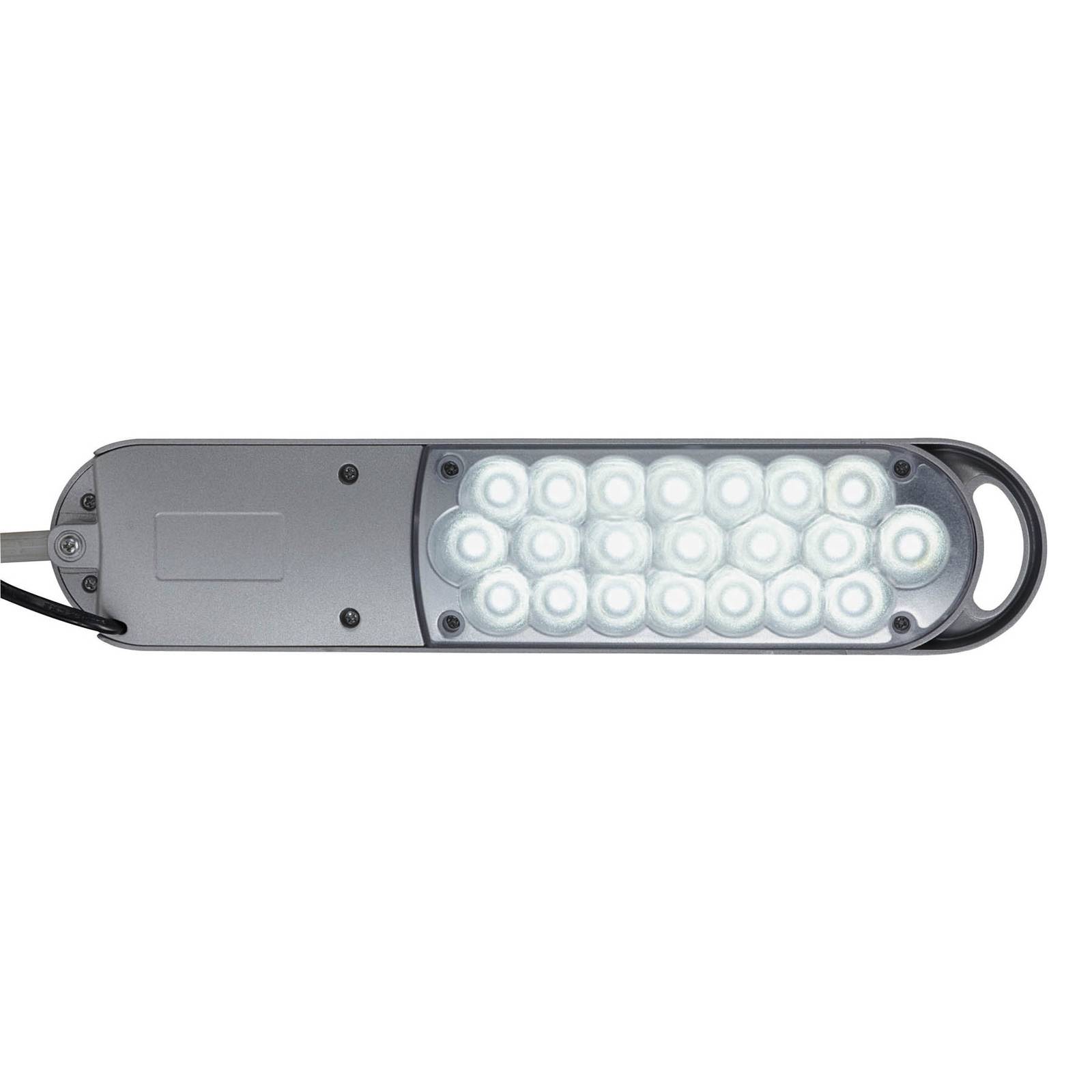 LED-pöytävalaisin Atlantic, pöytäkiinnike, hopea