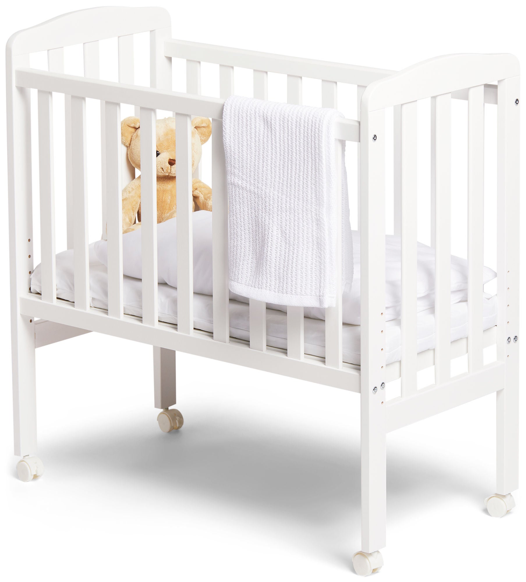 JLY Dream Bedside Crib, Valkoinen