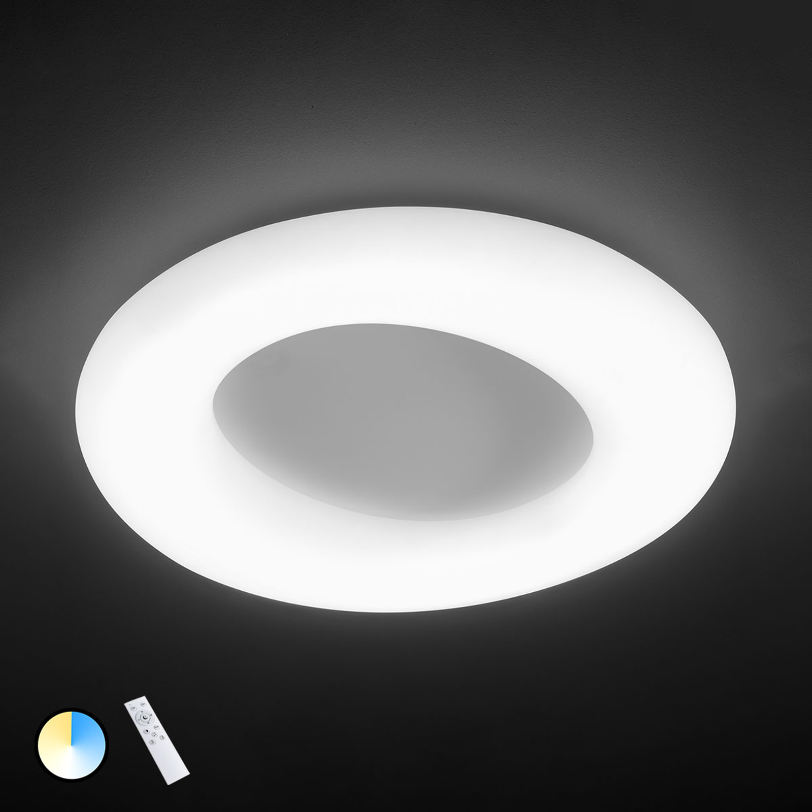 Säädettävä LED-kattovalaisin County, Ø 75 cm