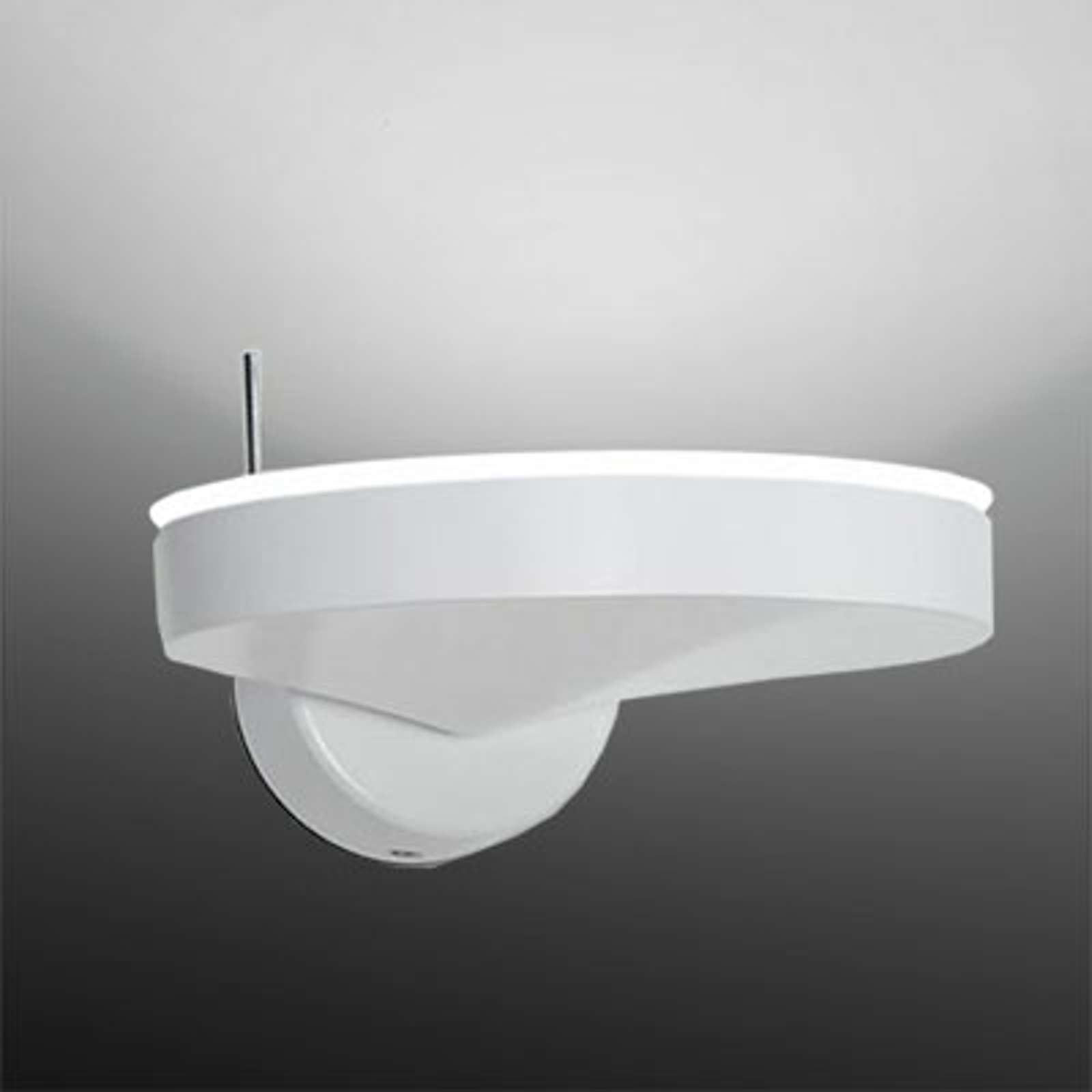 Valkoinen seinävalaisin 3-LED 1-lamppuinen