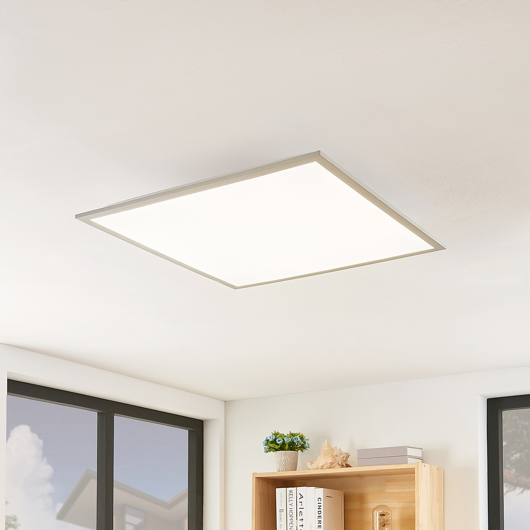 Lindby Stenley -LED-paneeli 4 000 K, 59 cm x 59 cm