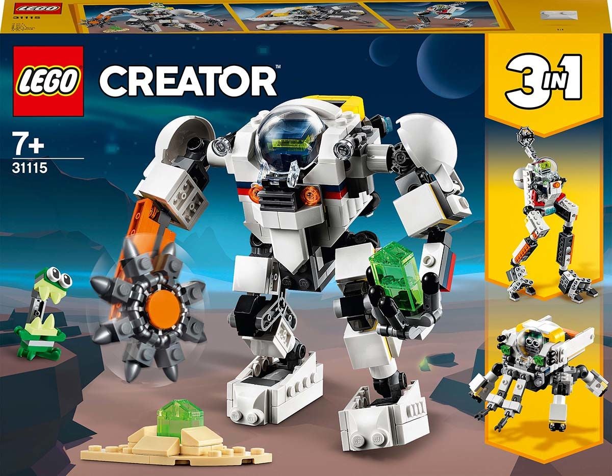 LEGO Creator 3-in-1 31115 Avaruuskaivosrobotti