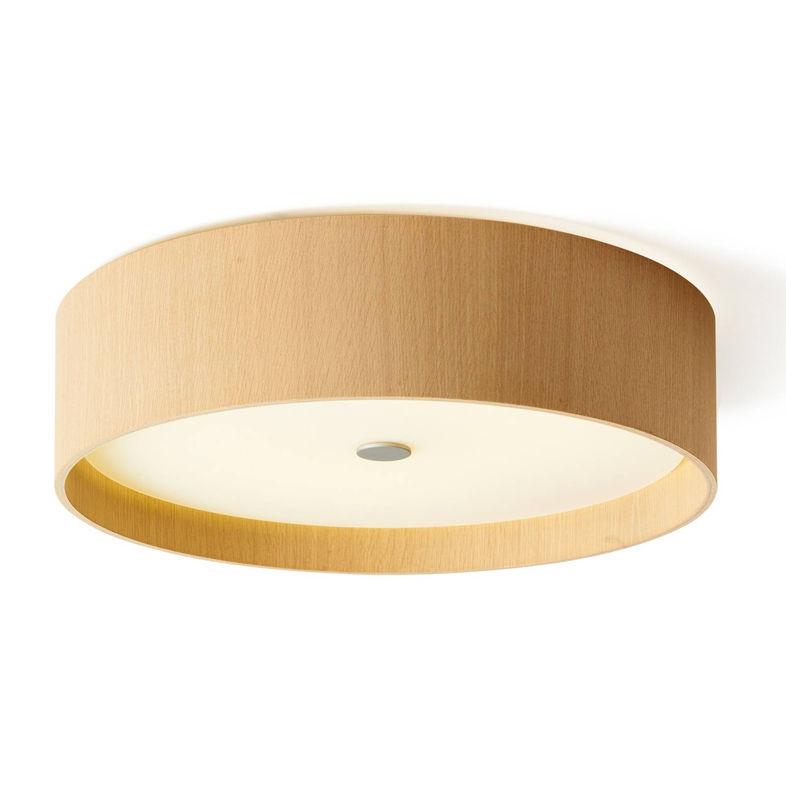 Puinen Lara wood -kattovalaisin, LED, 43 cm