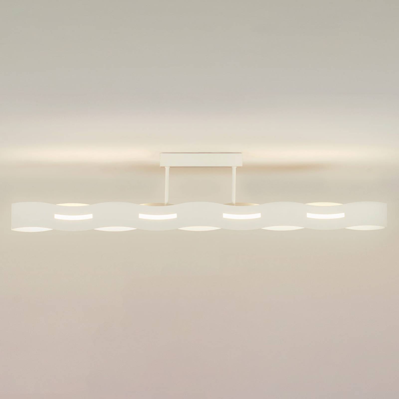 LED-kattovalaisin Wave, valkoinen