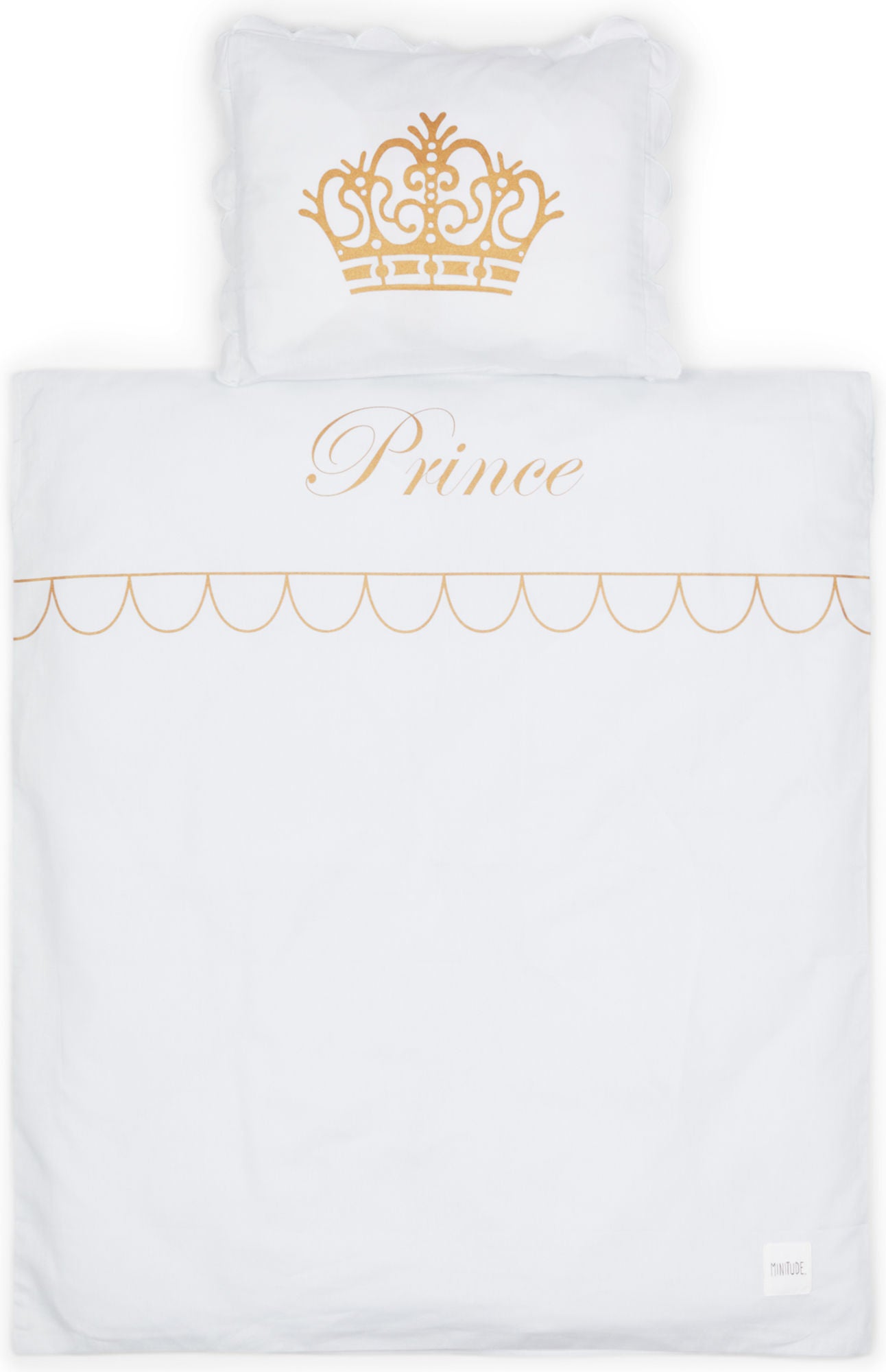 Minitude Prince Pussilakanasetti 70x80, Valkoinen