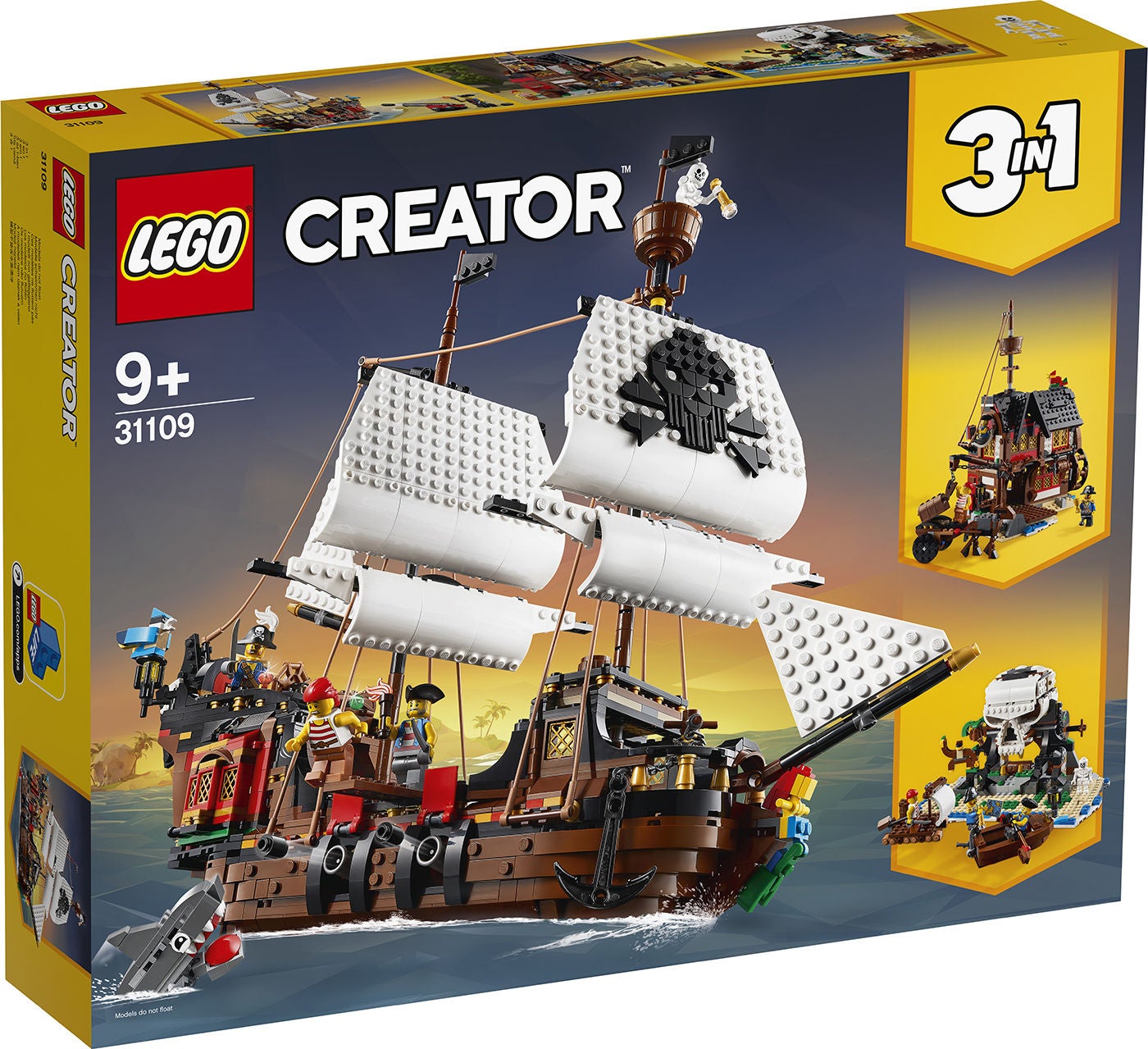 LEGO Creator 3-in-1 31109 Merirosvolaiva