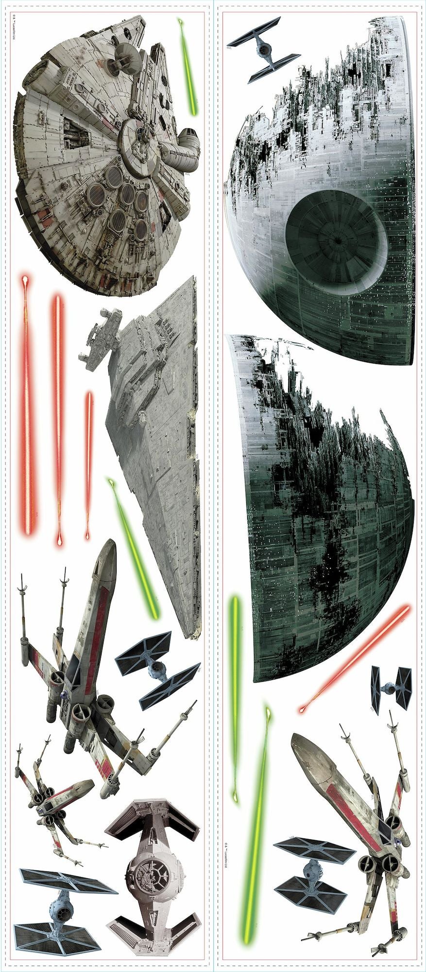 RoomMates Sisustustarrat Star Wars
