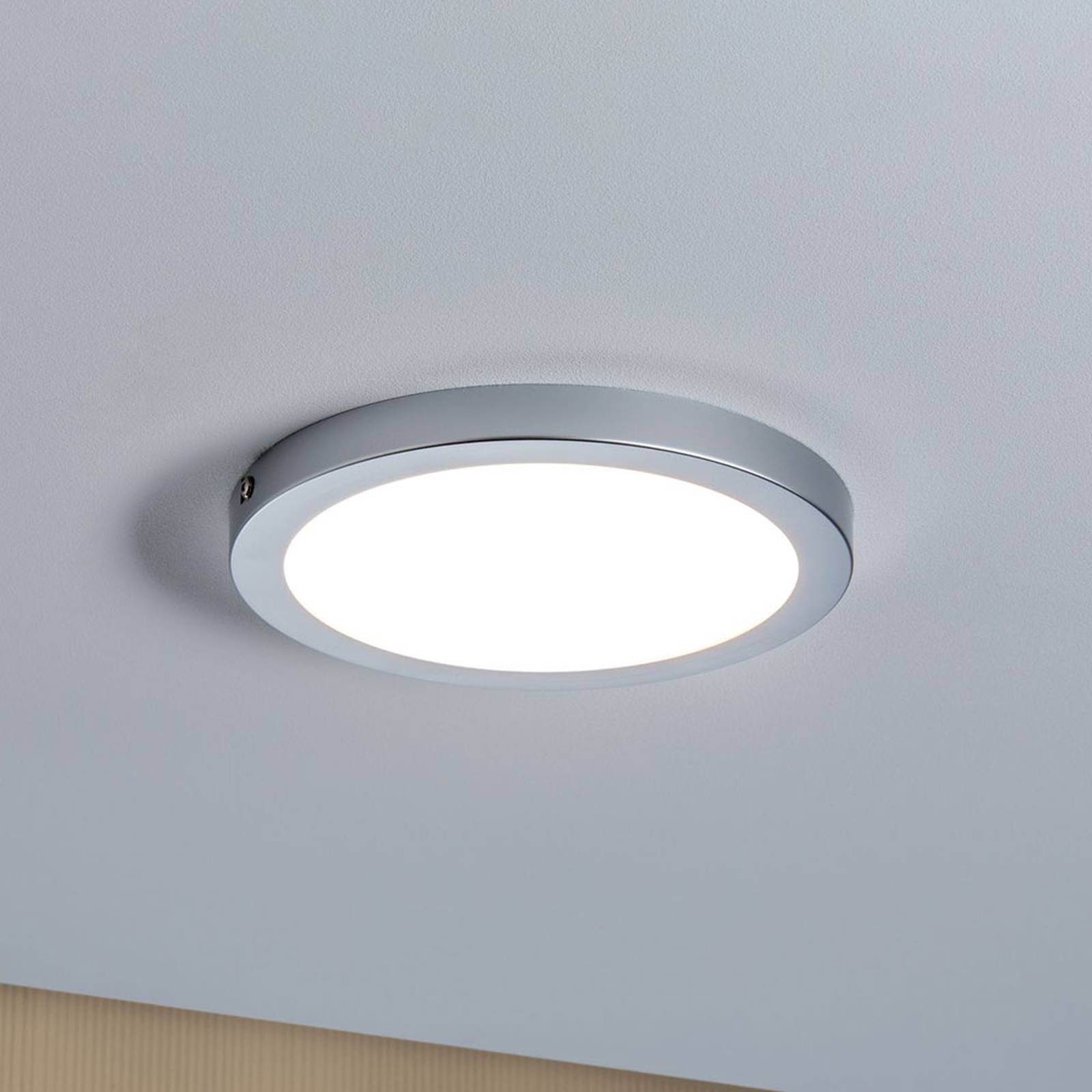 Paulmann Atria -LED-kattovalaisin Ø 22cm kromi
