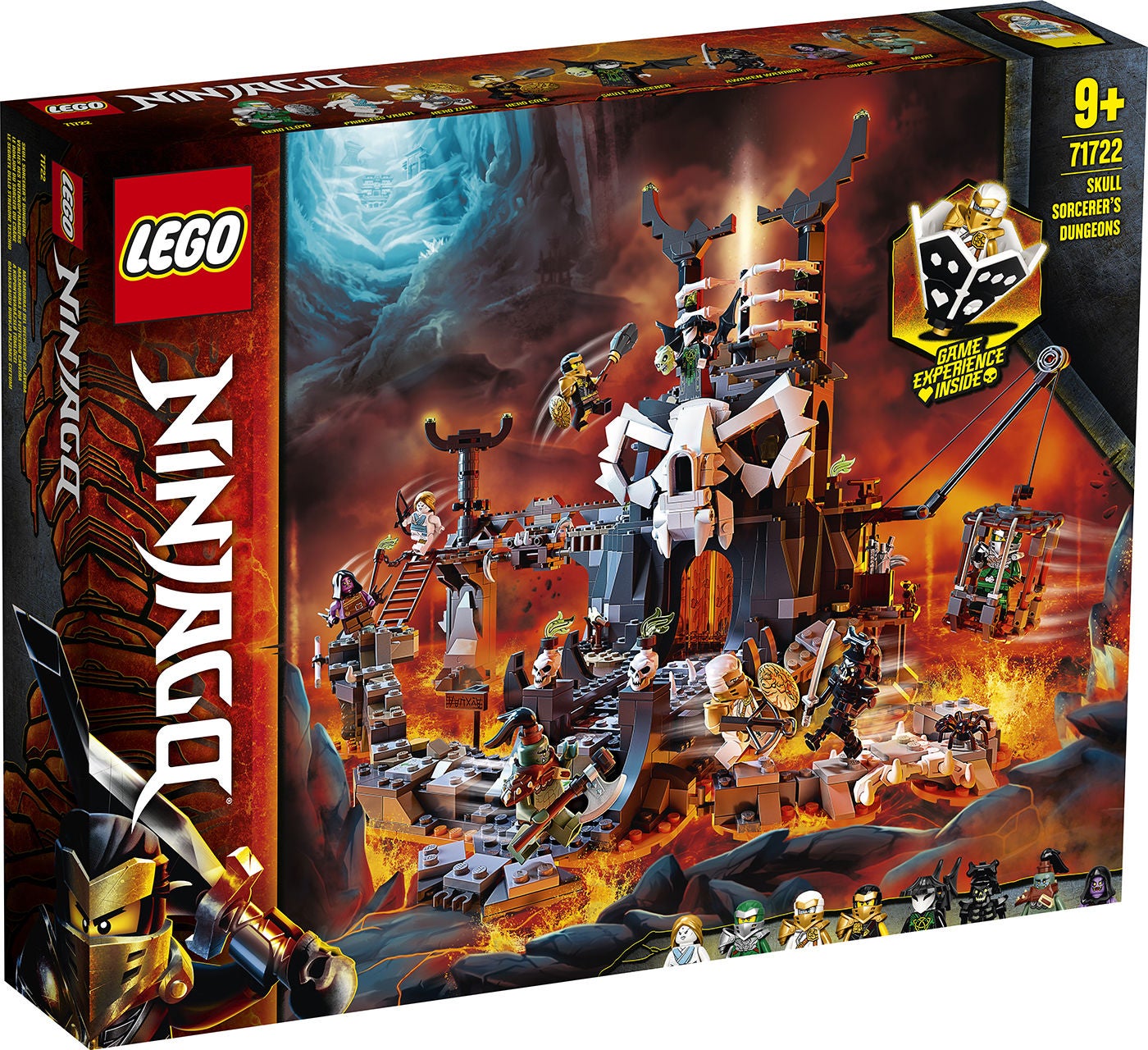 LEGO NINJAGO 71722 Pääkallovelhon tyrmät