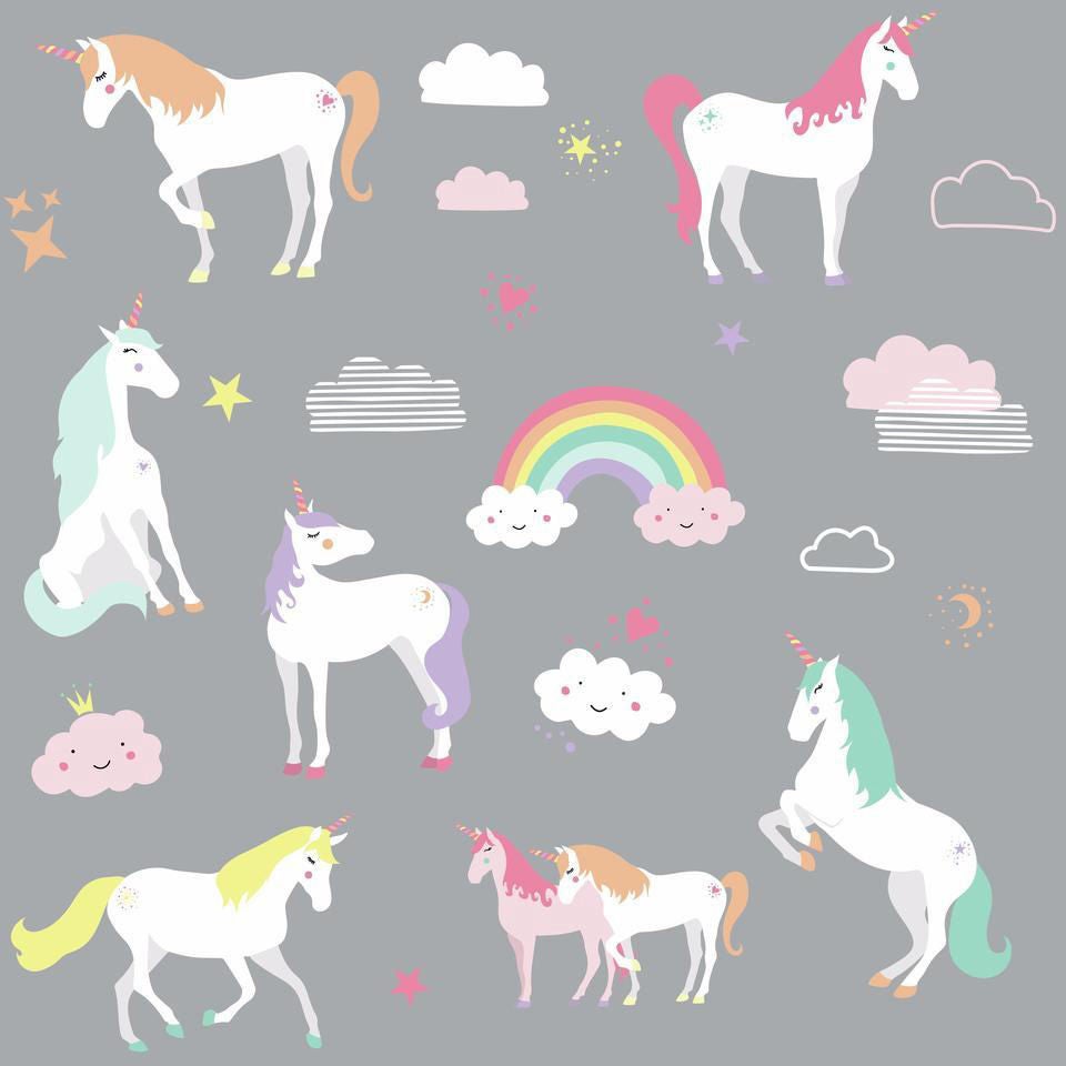 RoomMates Sisustustarrat Unicorn