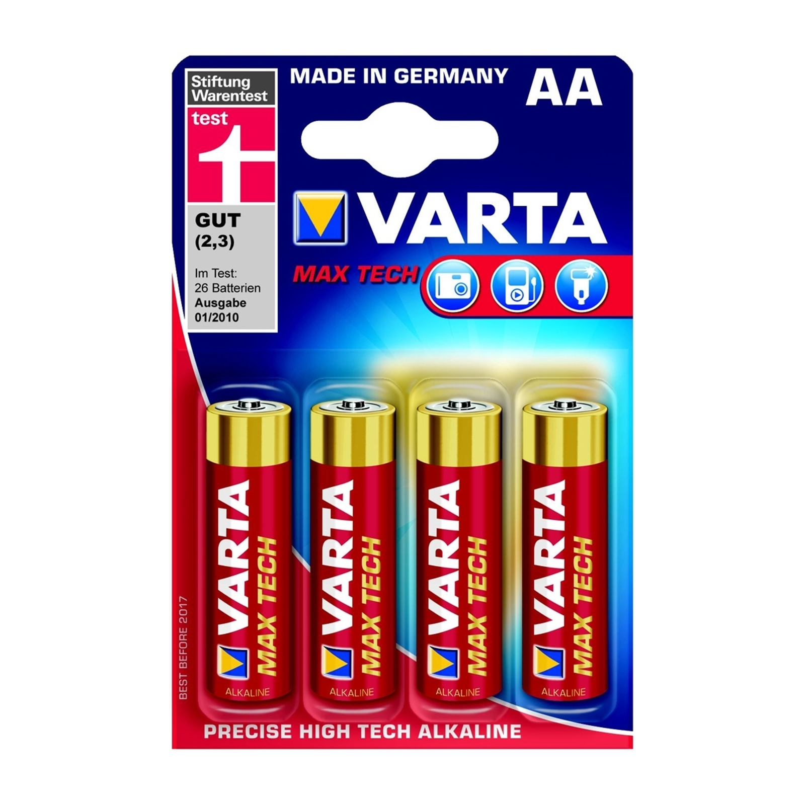VARTA Mignon 4706 AA -paristo 4kpl läpipaino