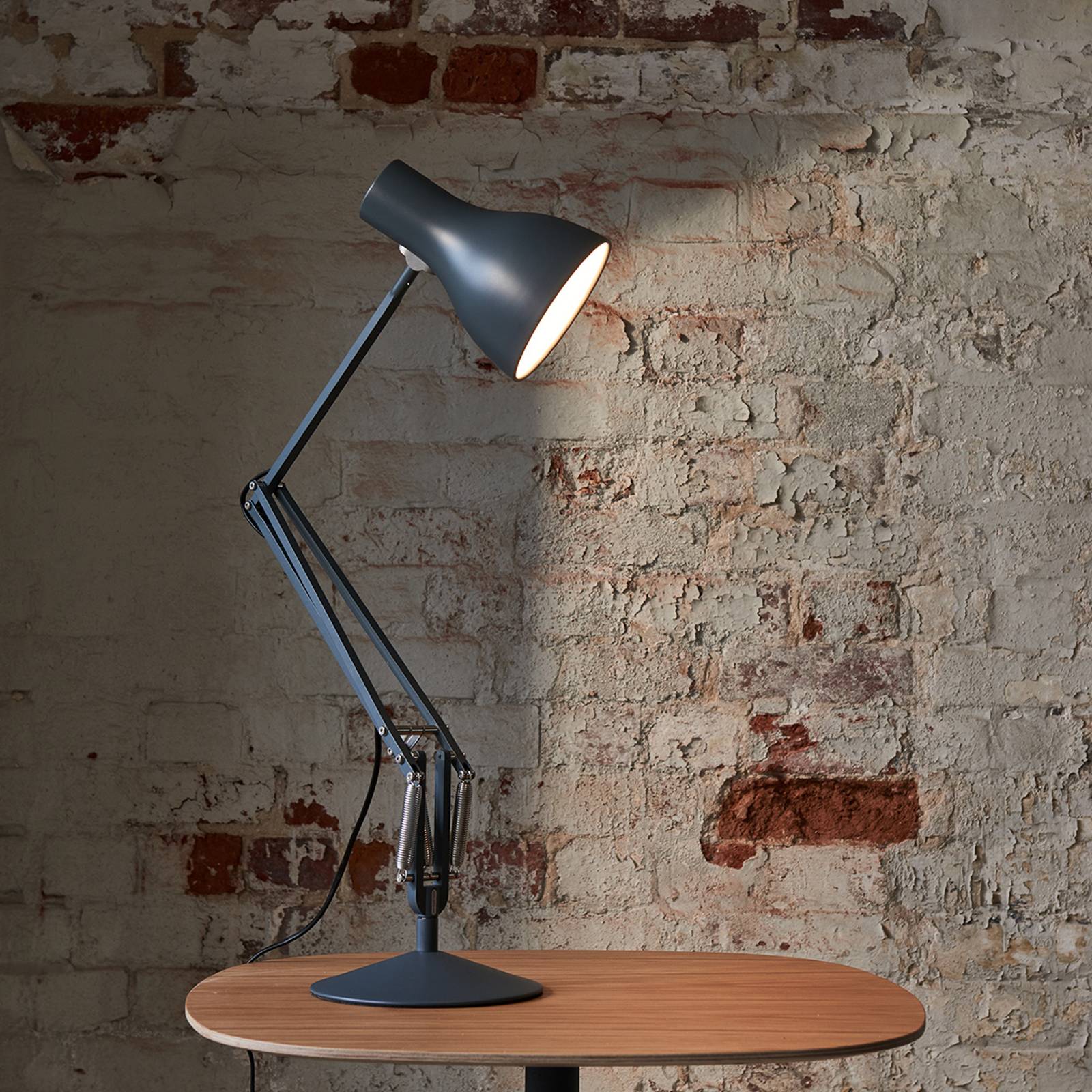 Anglepoise Type 75 -pöytälamppu siniharmaa