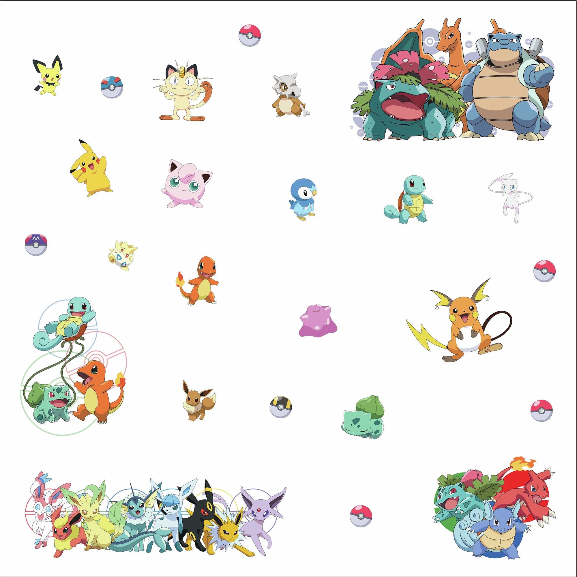 RoomMates Sisustustarrat Pokémon