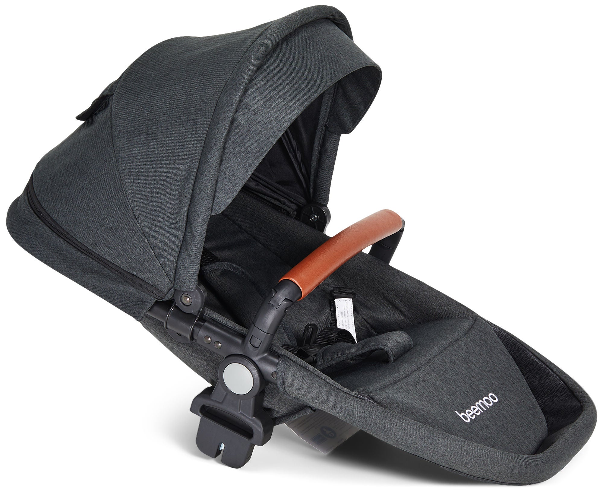 Beemoo Maxi 4 Sisarusistuin, Black/Black