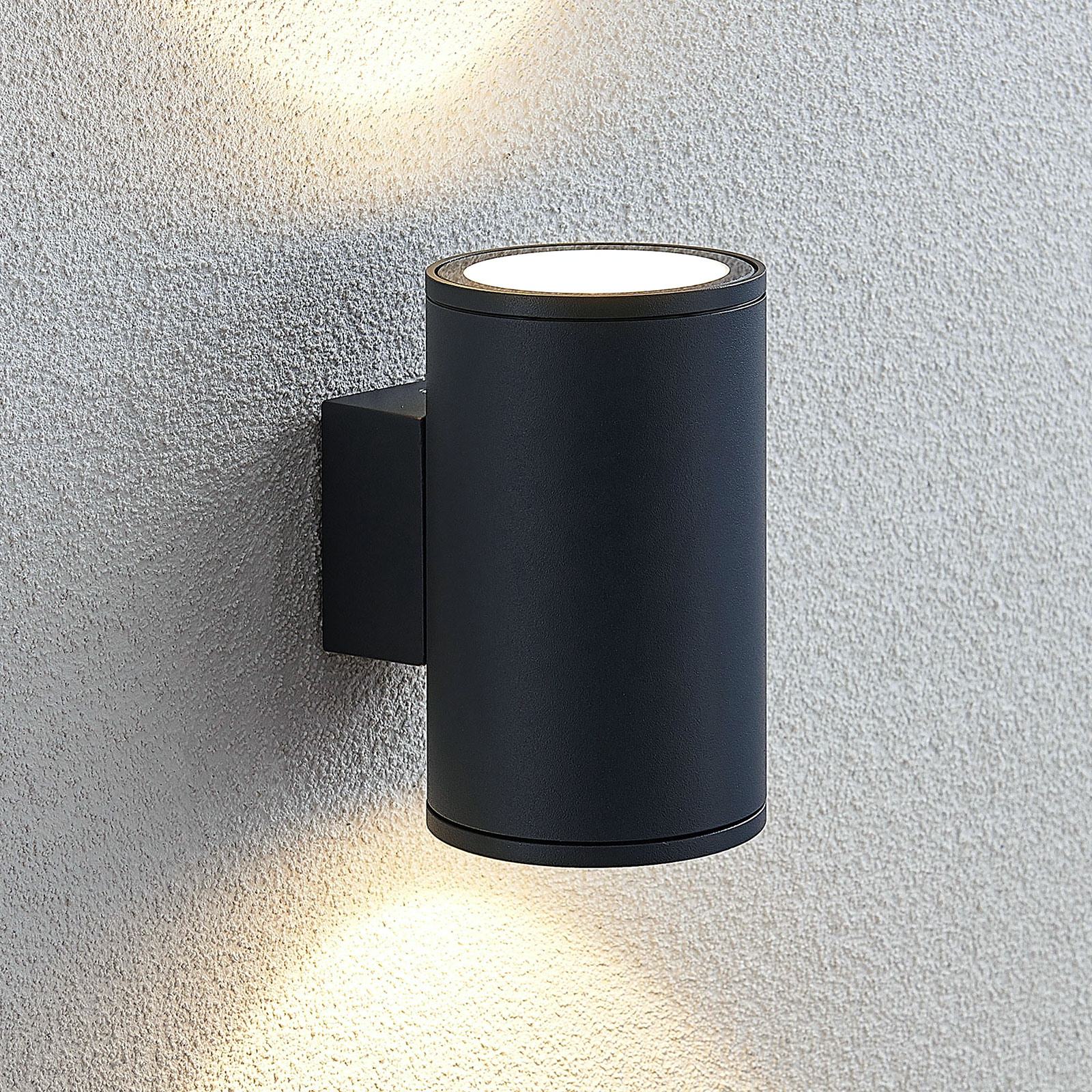 LED-ulkoseinälamppu Visavia, kaksilamppuinen