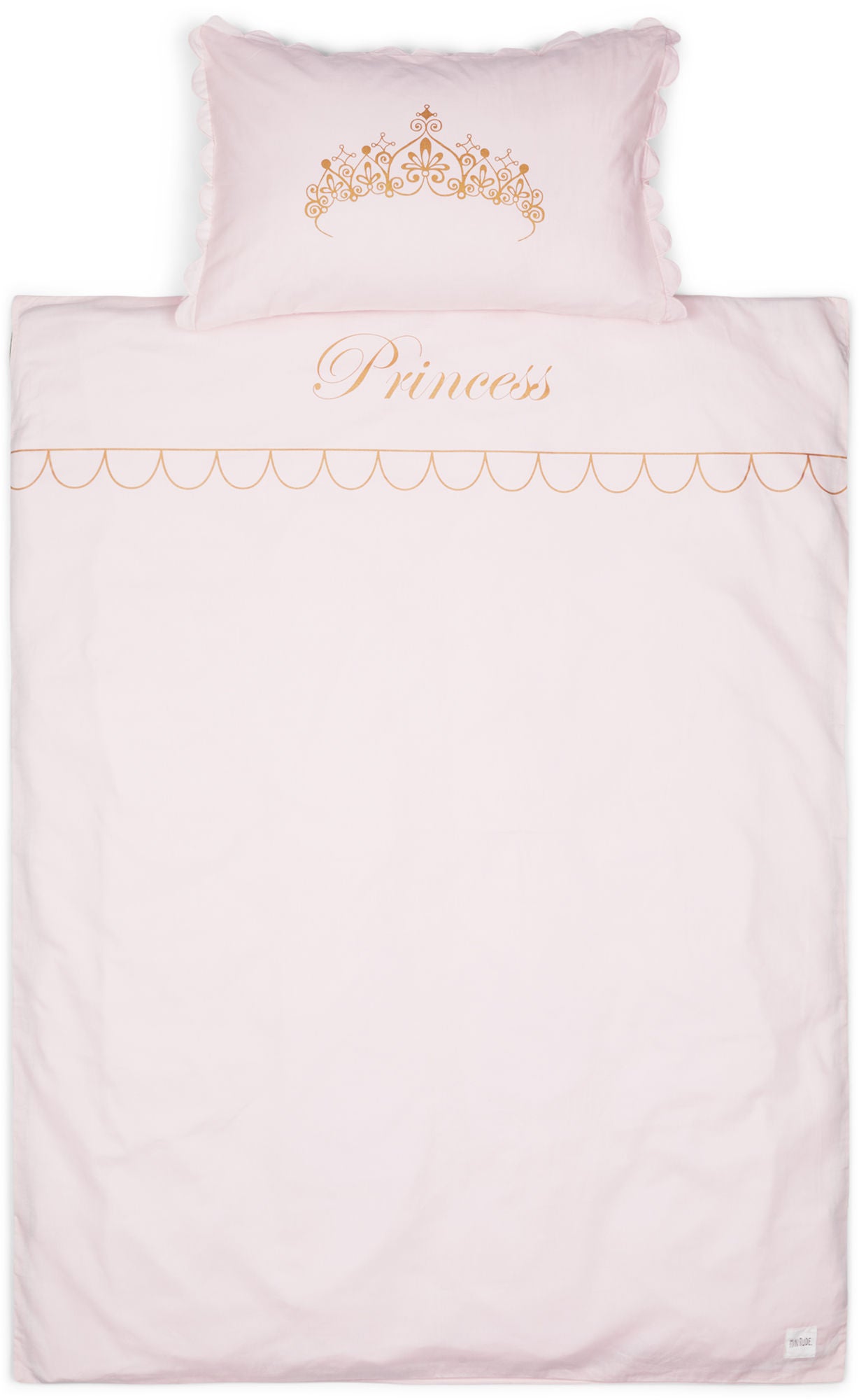 Minitude Princess Pussilakanasetti 100x130, Chalk Pink
