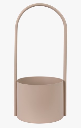 Kreis kukkaruukku vaalean beige