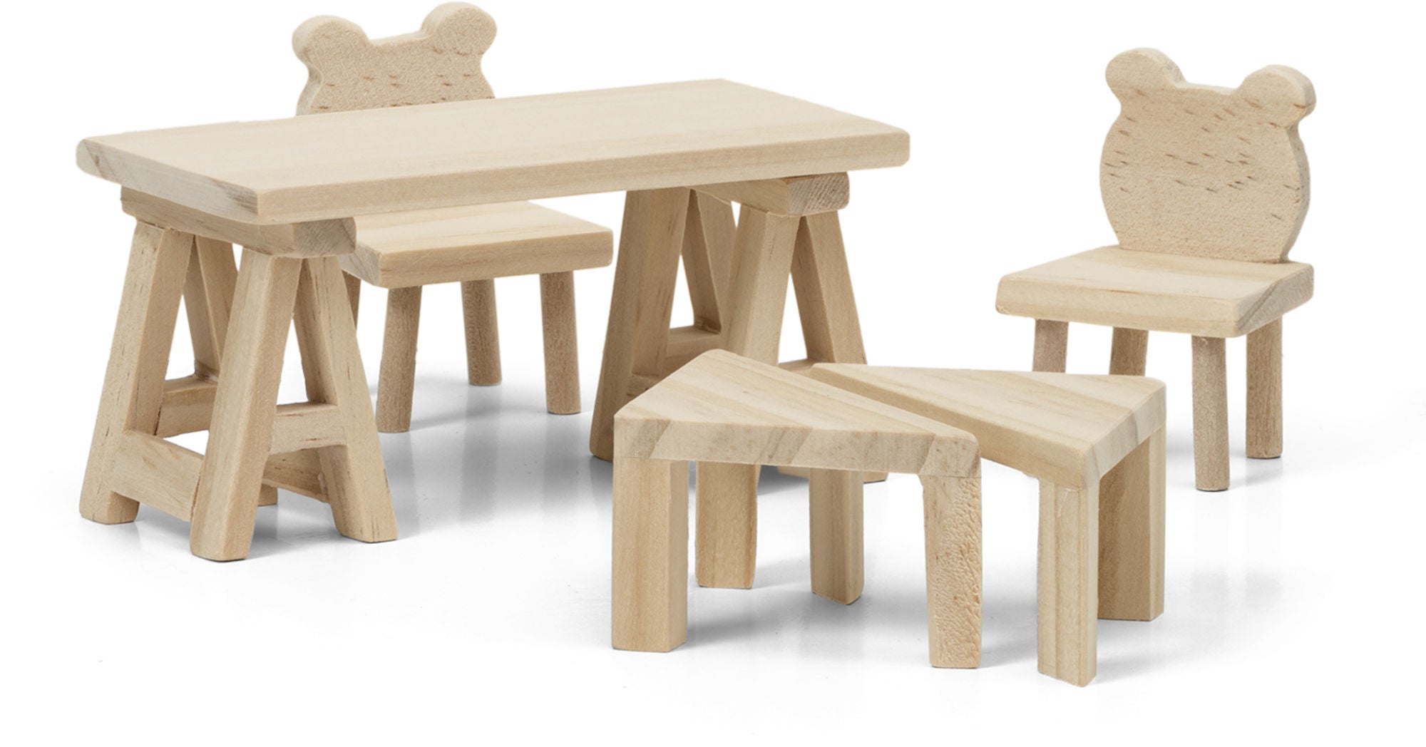 Lundby Nukkekodin Kalusteet Pöytä ja Tuolit DIY