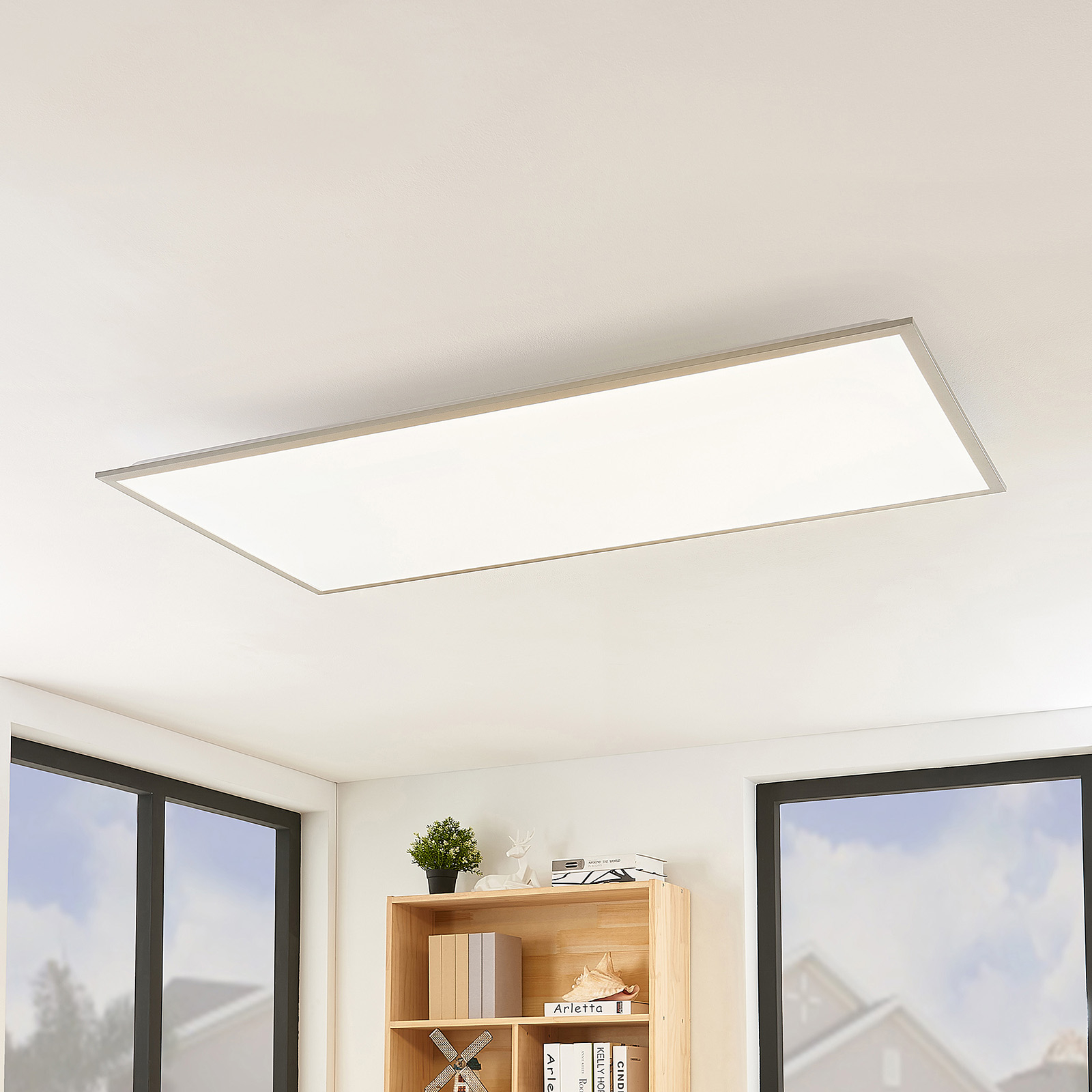 Lindby Stenley -LED-paneeli, CCT, 119 cmx59 cm