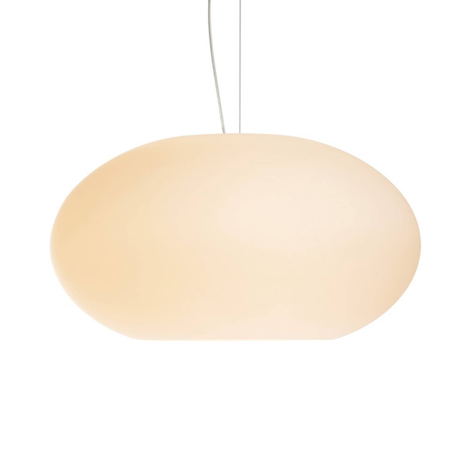 Puristinen AIH-riippuvalaisin, 28 cm, matta kerma