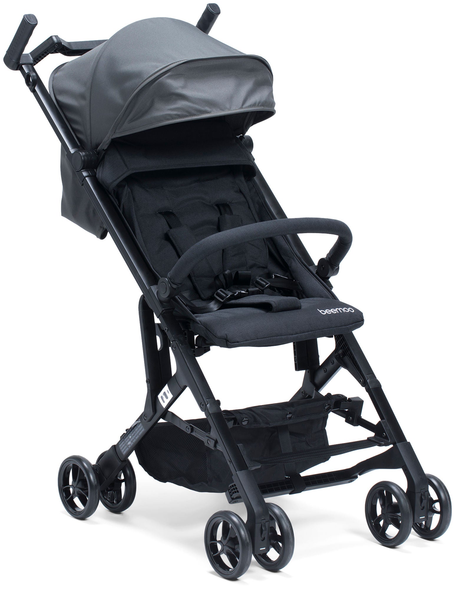 Beemoo Transformer Lastenrattaat, Grey/Black