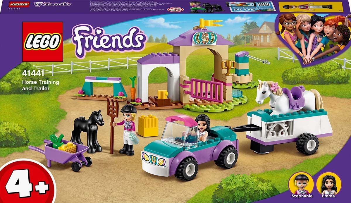 LEGO Friends 41441 Ratsastusvalmennus ja Traileri