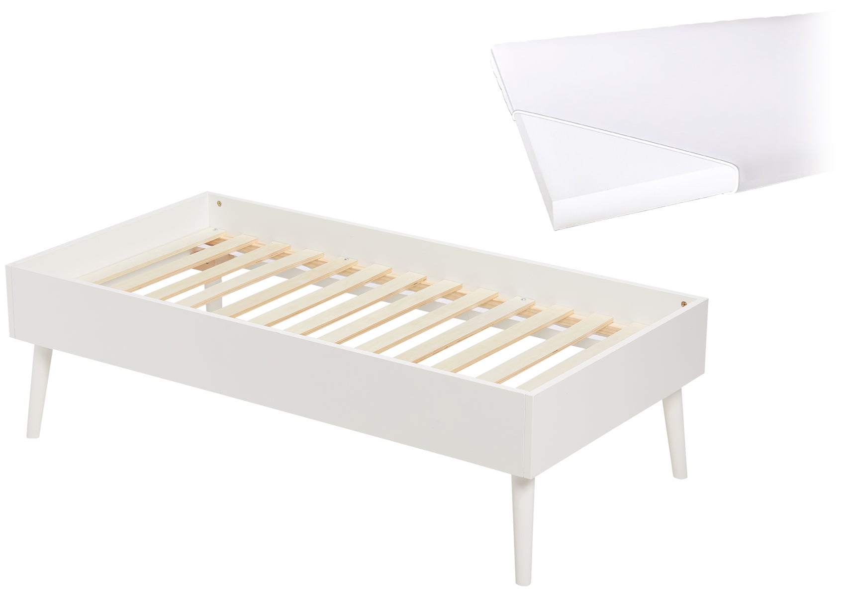 JLY Juniorisänky Basic ja BabyMatex Softi Patja 70x140