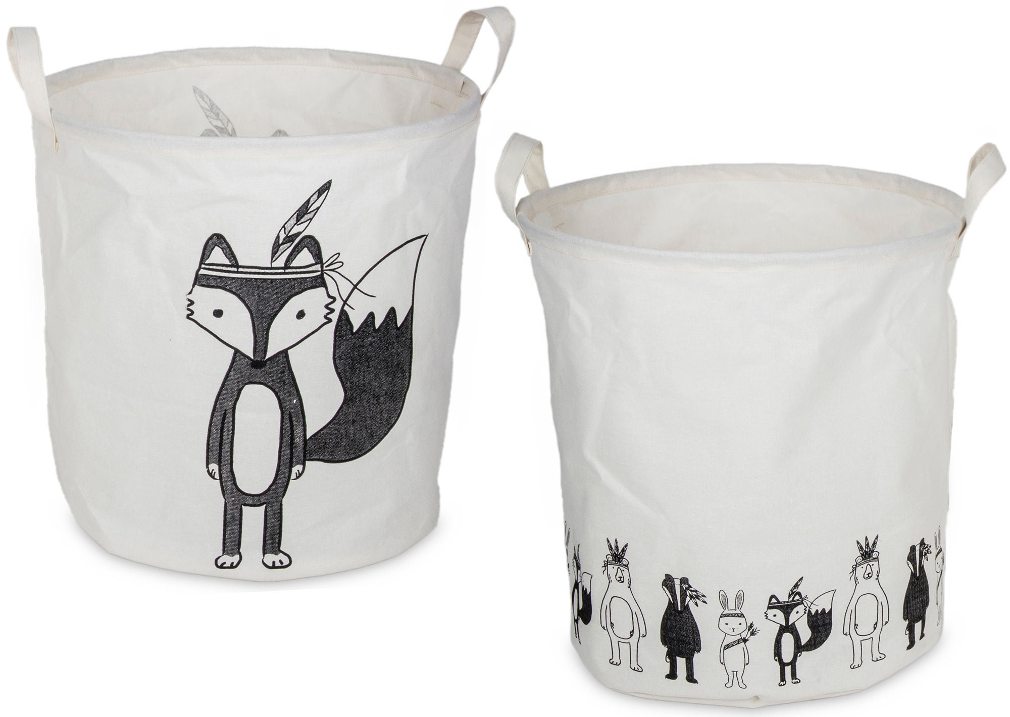Minitude Säilytyskori 2-pack, Kettu