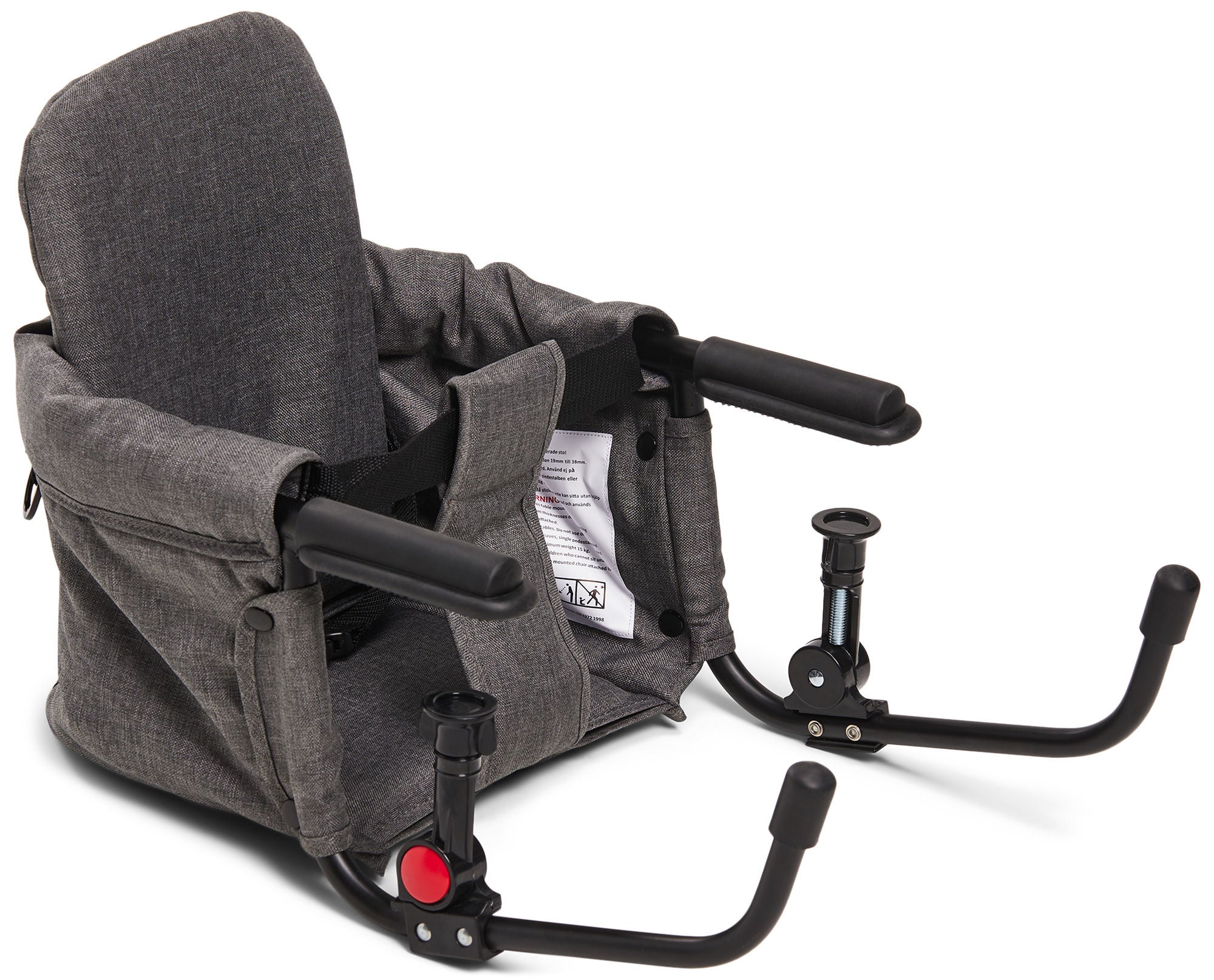 Beemoo Syöttötuoli Pöytään Basic, Grey Melange