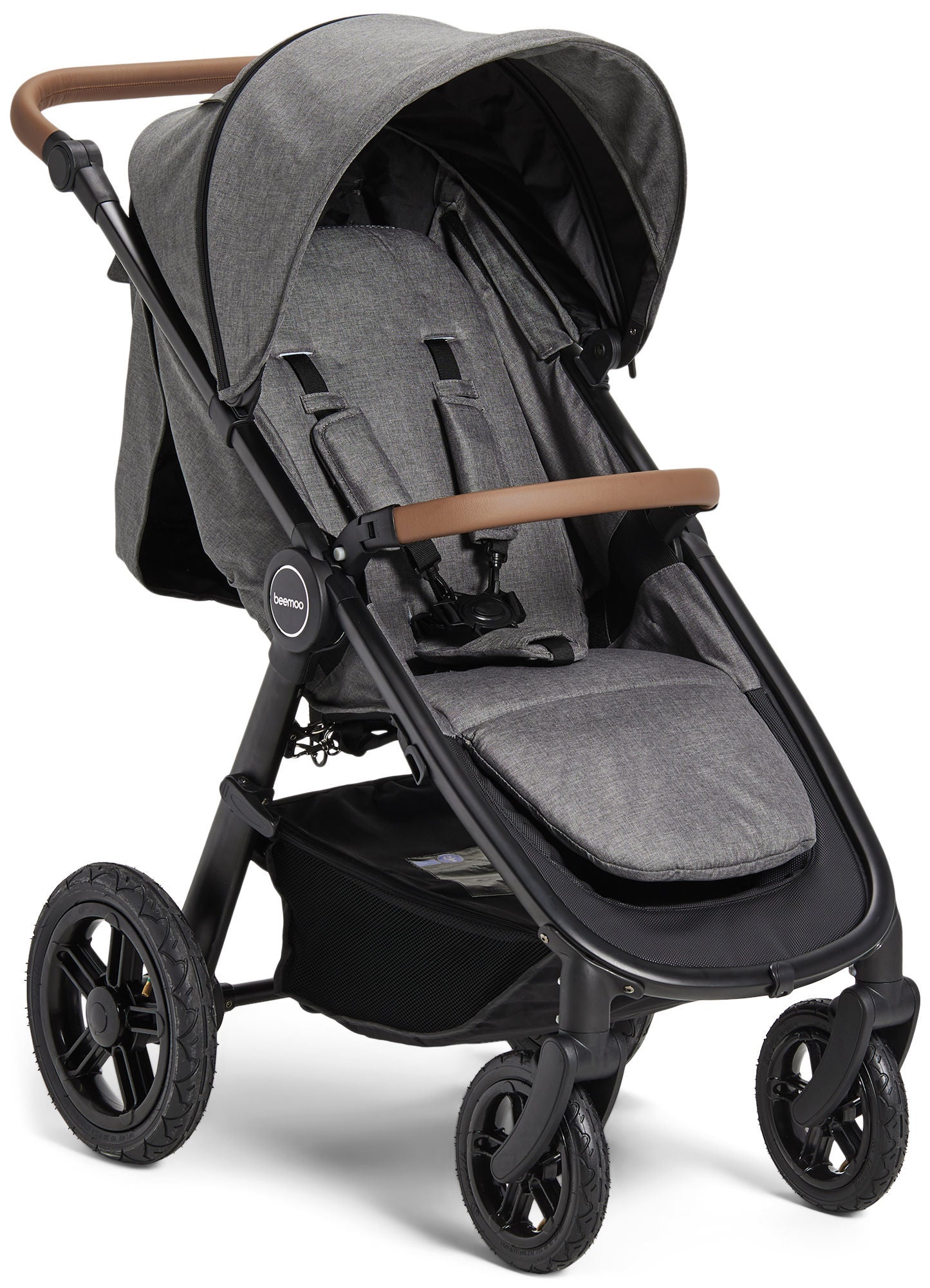 Beemoo BFF40 Lastenrattaat, Grey Melange