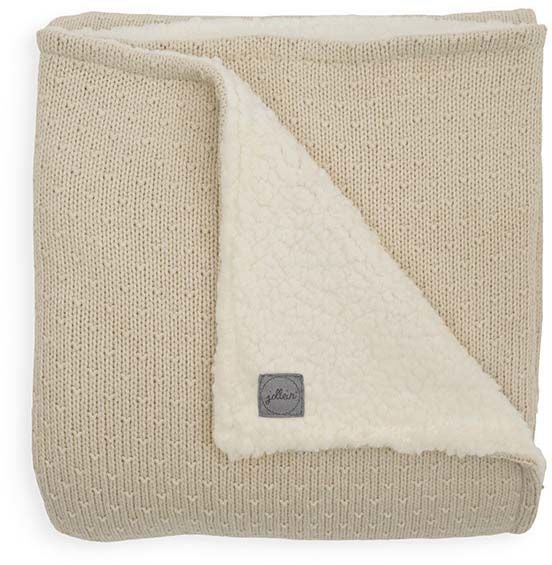 Jollein Viltti Bliss Knit Teddy 75x100cm, Nougat