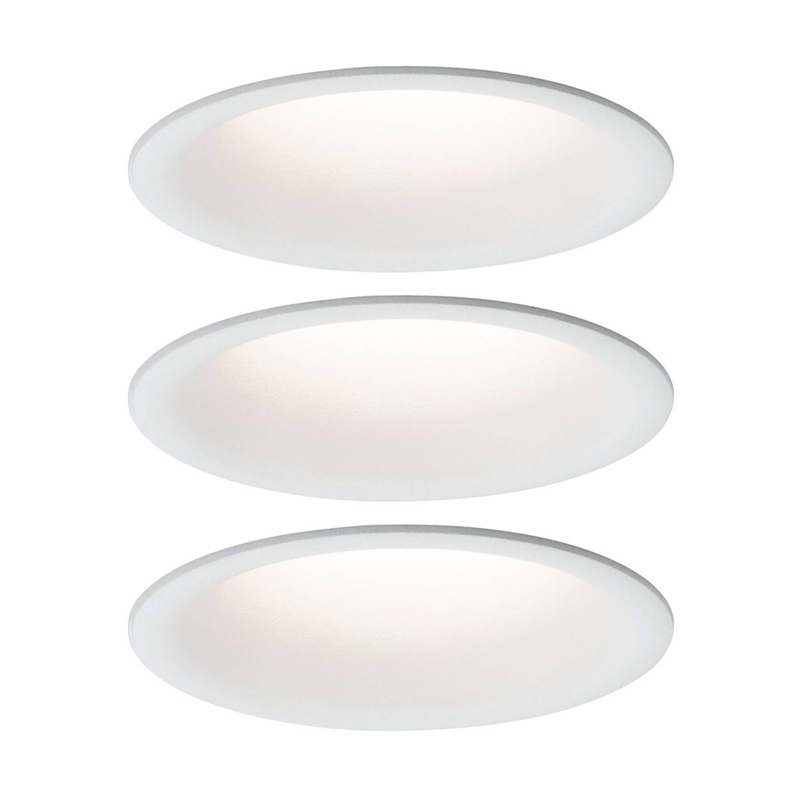 Paulmann-LED-uppovalaisin Cymbal 3 x 6,8 W, IP44