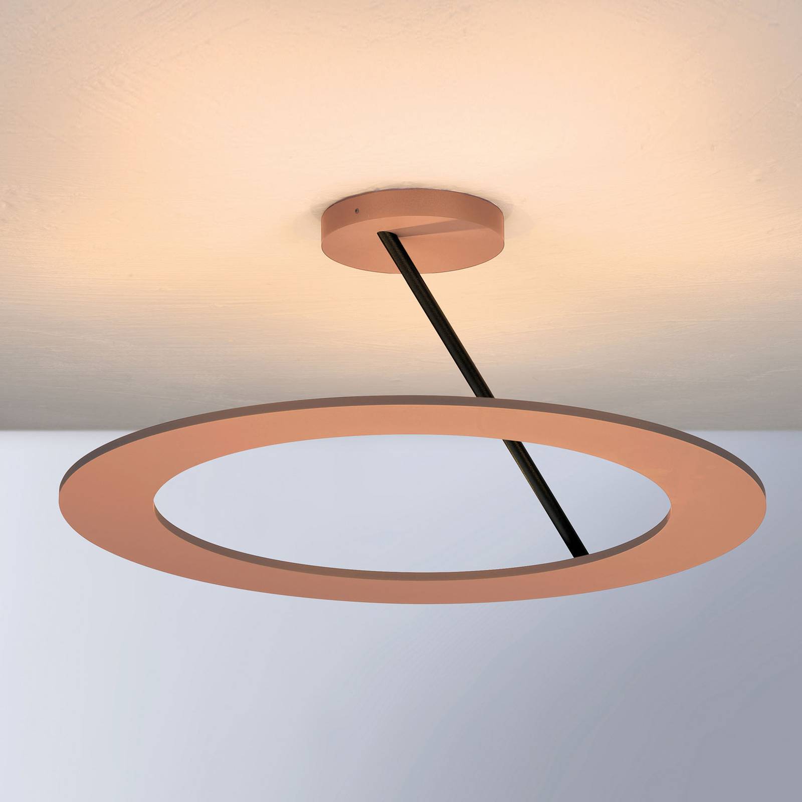 Bopp Stella kattolamppu 1 rengas Ø 45cm rosé