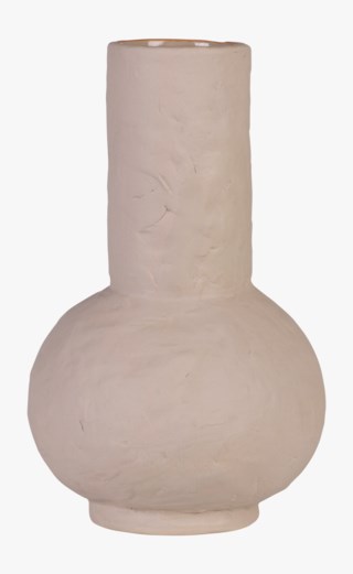 Pipe maljakko luonnonvalkoinen